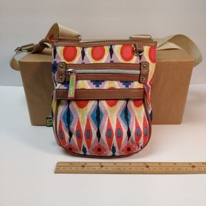 Lily Bloom Ikat crossbody bag